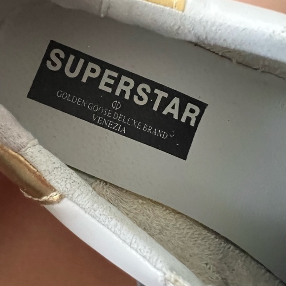 Golden Goose White and Gray Sneakers - Picture 3 of 5